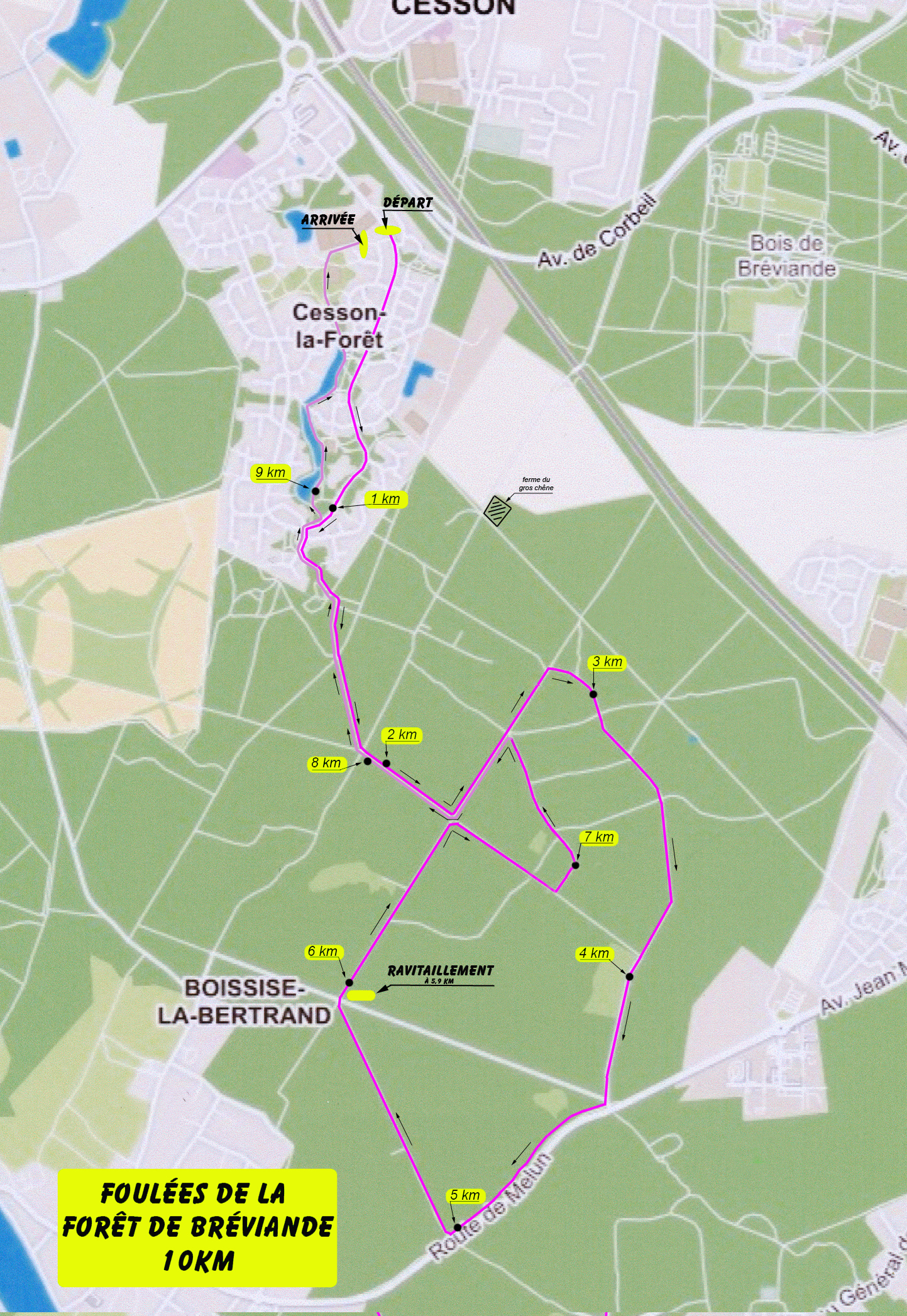 Parcours 10 km
