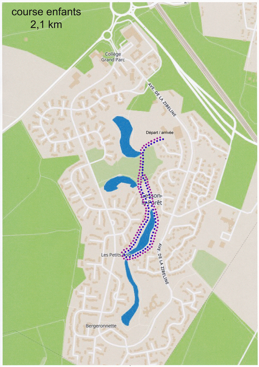 Parcours enfants 2100m